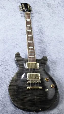 GIBSON LES PAUL STANDARD DOUBLE CUTAWAY PLUS TRANS BLACK GOLD HARDWARE USA 2003