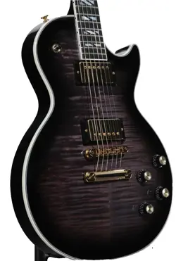 SOLIDBODY ELECTRIC GUITAR GIBSON LES PAUL SUPREME ELECTRIC GUITAR - TRANS EBONY