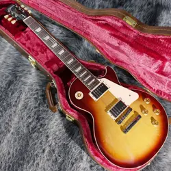 GIBSON LES PAUL STANDARD 50S PLAIN TOP BOURBON BURST ELECTRIC GUITAR