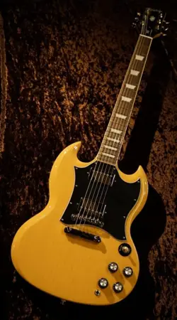 EPIPHONE INSPIRED BY GIBSON SG STANDARD TV YELLOW ELECTRIC GUITAR
