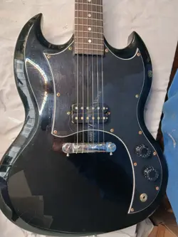 GIBSON MAESTRO GUITAR BLACK BEAUTY ELECTRIC GUITAR FULL SIZE