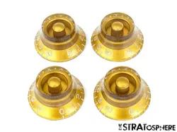 USA GIBSON LES PAUL STANDARD 50S 1950S GUITAR CONTROL KNOBS, SPEED, GOLD