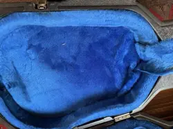 VINTAGE GIBSON LES PAUL CASE CHAINSAW CASE FOR LES PAUL  SMURF BLUE