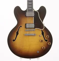 GIBSON CUSTOM SHOP ES-335 BLOCK VINTAGE SUNBURST 1998 USED ELECTRIC GUITAR