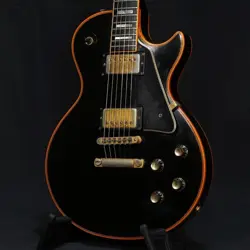GIBSON 1976 LES PAUL CUSTOM EBONY USED ELECTRIC GUITAR