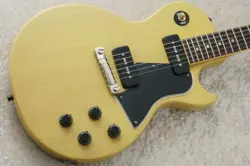 GIBSON CUSTOM SHOP 1960 LES PAUL SPECIAL SINGLE CUT REISSUE VOS TV YELLOW