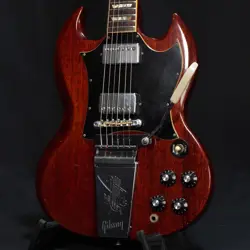 GIBSON 1971 SG STANDARD W/MAESTRO VIBROLA CHERRY RED