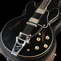 GIBSON CUSTOM SHOP 1961 ES-335 REISSUE BIGSBY VOS EBONY [SN 100730]