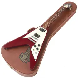GIBSON FLYING V 67 REISSUE 1991 CHERRY ELECTRIC GUITAR W/ HARD CASE USED