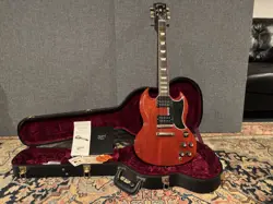 GIBSON CUSTOM SHOP 1961 LESPAUL/SG VOS CHERRY RED 2002
