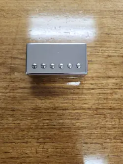 GIBSON 496R NECK HUMBUCKER CERAMIC HIGH OUTPUT CHROME 2 CONDUCTOR