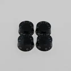 SET OF 4 BLACK SPEED KNOBS FOR GIBSON LES PAUL SG GUITAR
