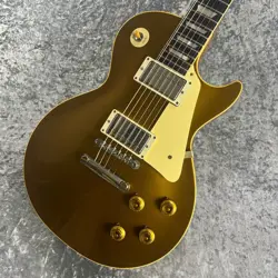 GIBSON CUSTOM SHOP 1957 LES PAUL GOLD TOP REISSUE DOUBLE GOLD VOS #742056 #GGEDF