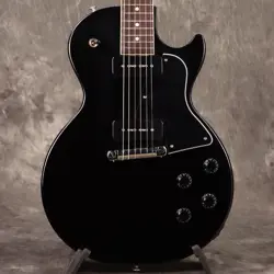 GIBSON USA/LES PAUL SPECIAL EBONY ELECTRIC GUITAR WITH HARD CASE