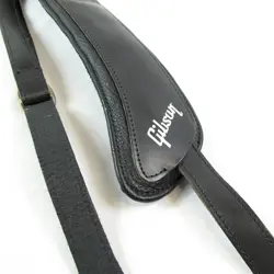 GIBSON MODERN VINTAGE PADDED LEATHER STRAP- BLACK