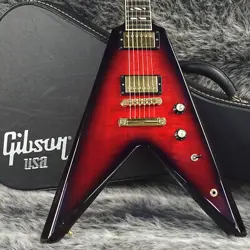 GIBSON 50TH ANNIVERSARY FLYING V BRIMSTONE BURST *BX88