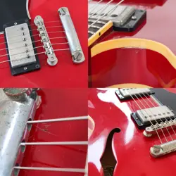 USED ELECTRIC GUITAR GIBSON ES-335 CHERRY 2001 SEMI-ACOUSTIC 57 CLASSIC