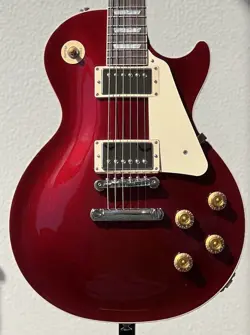 GIBSON CUSTOM COLOR SERIES LES PAUL STANDARD 50S PLAIN TOP SPARKLING BURGUNDY