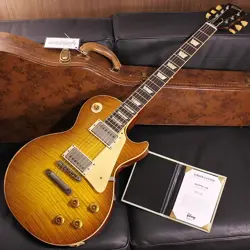 GIBSON ML 1959 LES PAUL STANDARD REISSUE HEAVY AGED GOLDEN POPPY BURST SN.951126
