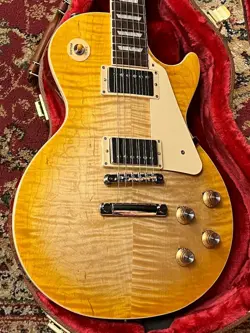GIBSON EXCLUSIVE LES PAUL STANDARD '60S AAA FIGURED TOP SWEET WATER LEMON BURST