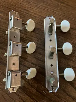 GIBSON VINTAGE 1959 KLUSON DOUBLE LINE 3 IN A ROW TUNERS 1956 1957 1958 1960 61