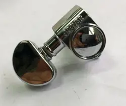 SINGLE CHROME GIBSON USA LES PAUL SG GROVER ROTOMATIC TUNER~ TREBLE SIDE