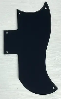 PICKGUARD COMPATIBLE FOR FIT GIBSON SG 61 REISSUE STYLE GUITAR ACRYLIC BLACK