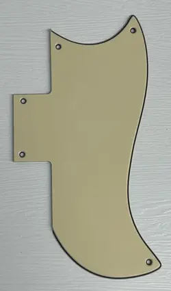 PICKGUARD COMPATIBLE FOR FIT GIBSON SG 61 REISSUE STYLE GUITAR VINTAGE YELLOW