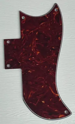 PICKGUARD COMPATIBLE FOR FIT GIBSON SG 61 REISSUE STYLE GUITAR RED TORTOISE