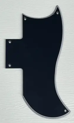 PICKGUARD COMPATIBLE FOR FIT GIBSON SG 61 REISSUE STYLE GUITAR 5 PLY BLACK