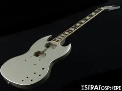 GIBSON USA SG STANDARD MODEL BODY + NECK, MAHOGANY NITRO SILVER MIST