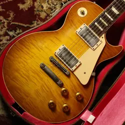 GIBSON CUSTOM SHOP 1958 LES PAUL STANDARD REISSUE HRM VOS LEMON BURST #GGALZ