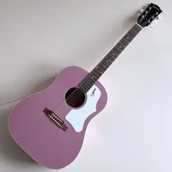 GIBSON CUSTOM SHOP J-45 PINK ACOUSTIC GUITAR W/CASE FROM JAPAN