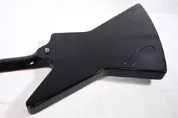 GIBSON EXPLORER RE-ISSUE EBONY ELECTRIC GUTIAR [AUTH]