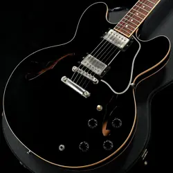 GIBSON ES-335 DOT REISSUE EBONY 2001 USED ELECTRIC GUITAR