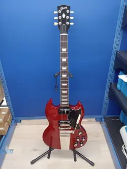 GIBSON SG STANDARD 1961 MAESTRO VIBROLA CHERRY RED MADE IN USA ELECTRIC GUITAR