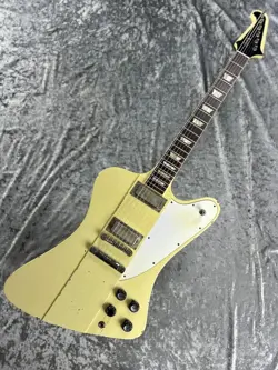 GIBSON CUSTOM SHOP MURPHY LAB 1964 JOHNNY WINTER FIREBIRD V AGED POLARIS WHITE
