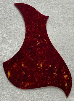 SELF ADHENSIVE PICKGUARD FOR GIBSON SONGWRITER ACOUSTIC GUITRAR RED TORTOISE