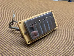 GIBSON PATENT NUMBER HUMBUCKER GUITAR PICKUP 1980S ORIGINAL COVER& RING 7.79K