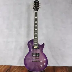 EPIPHONE INSPIRED BY GIBSON LES PAUL MODERN FIGURED PURPLE BURST WITH GIG BAG