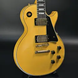 GIBSON ML 1957 LES PAUL CUSTOM 2PU HEAVY AGED HEAVY ANTIQUE WHITE STINGER 741093