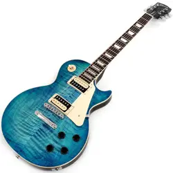 GIBSON USA EXCLUSIVE LES PAUL TRADITIONAL PRO V (OCEAN WATER PERIMETER)  S N 231