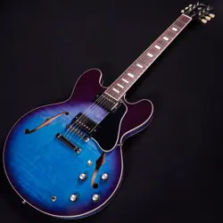 GIBSON EXCLUSIVE ES 335 FIGURED BLUEBERRY BURST  S N 218040262