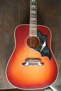 GIBSON DOVE 1995 DUB ACOUSTIC GUITAR SUNBURST NO.MG257