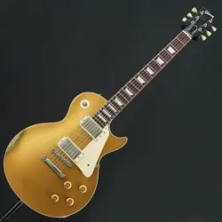 GIBSON CUSTOM SHOP HISTORIC COLLECTION 1957 LES PAUL REISSUE GOLD TOP AGED 2005