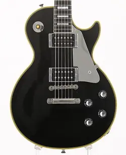 USED  GIBSON CUSTOM   1968 LES PAUL CUSTOM JS AUTHENTIC EBONY 2004  USED