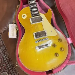 GIBSON CUSTOM SHOP REAL WOODGRAIN MURPHY LAB 1958 LES PAUL STANDARD REISSUE LEMO