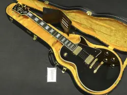 GIBSON CUSTOM SHOP 1968 LES PAUL CUSTOM REISSUE EBONY GLOSS #GG7NU