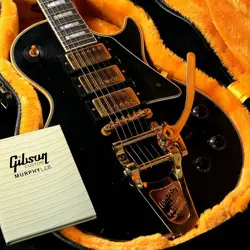 GIBSON CUSTOM SHOP MURPHY LAB 1957 LES PAUL CUSTOM REISSUE 3-PICKUP W BIGSBY LIG