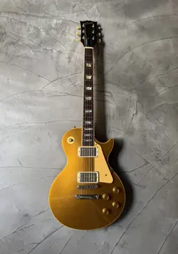 GIBSON 1980 LES PAUL DELUXE GOLD-TOP CONVERSION USED ELECTRIC GUITAR